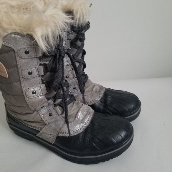 *SOLD* SOREL Tofino boots sparkling sz 6 - Picture 4 of 6